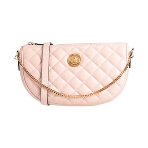 NWT Versace La Medusa Quilted Leather Pink Crossbody Shoulder Bag